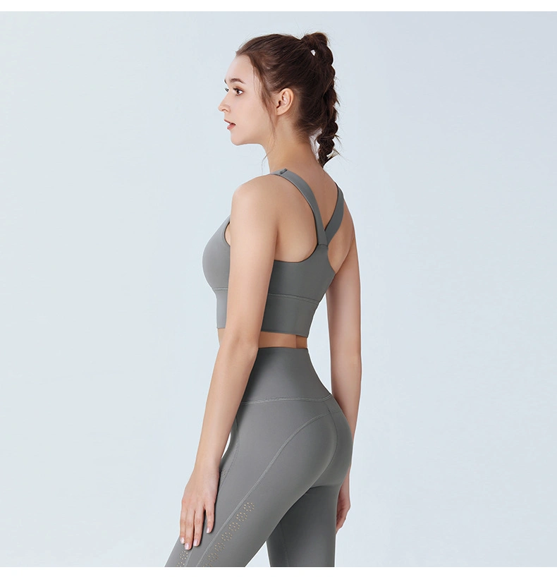 New High-Strength Fitness Bra Women′ S Beautiful Back Yoga Quick-Drying Vest Shockproof Running Gather Sports Underwear