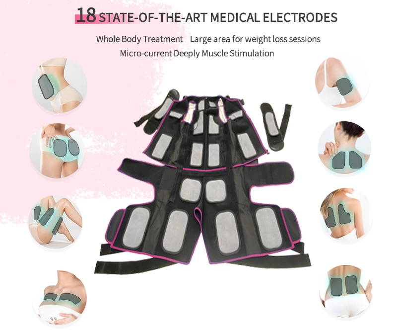 Wireless EMS Electro Fitness EMS Training Suit Electrode Pad
