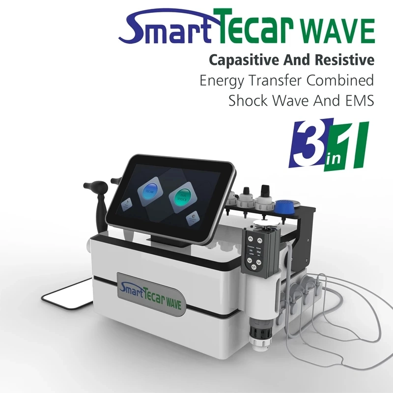 Smart Cet Ret Tecar Wave Physical Therapy Machine Combines Electromagetic Shockwave EMS Electric Muscle Stimulation