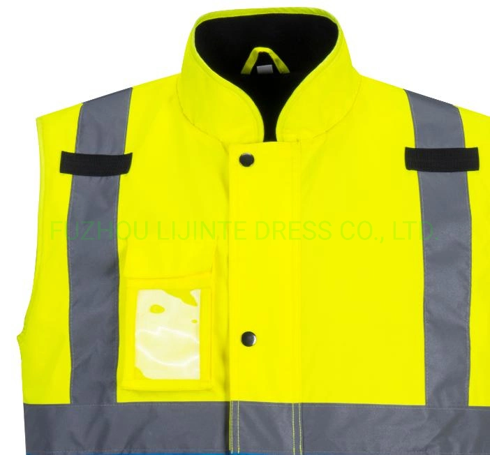 Safety Products Reversible Hi Vis Workwear Reflective Safety Vest for Men