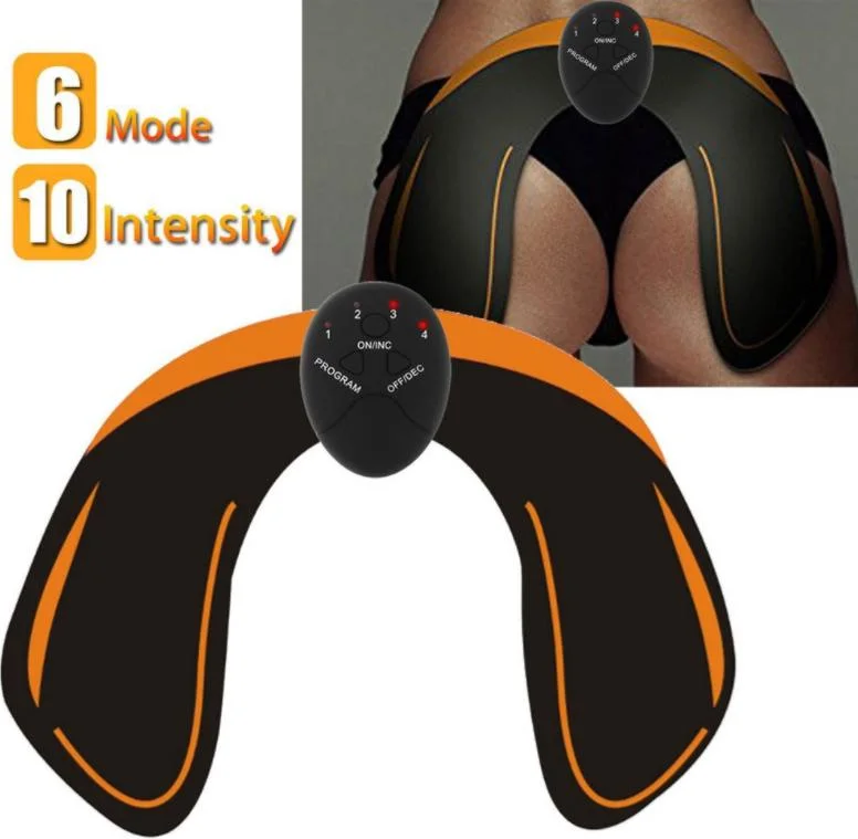 Portable EMS Technology Home Gym Smart 6mode 10 Intensity Safety Muscles Stimulator Hip Traniner with Remote Control