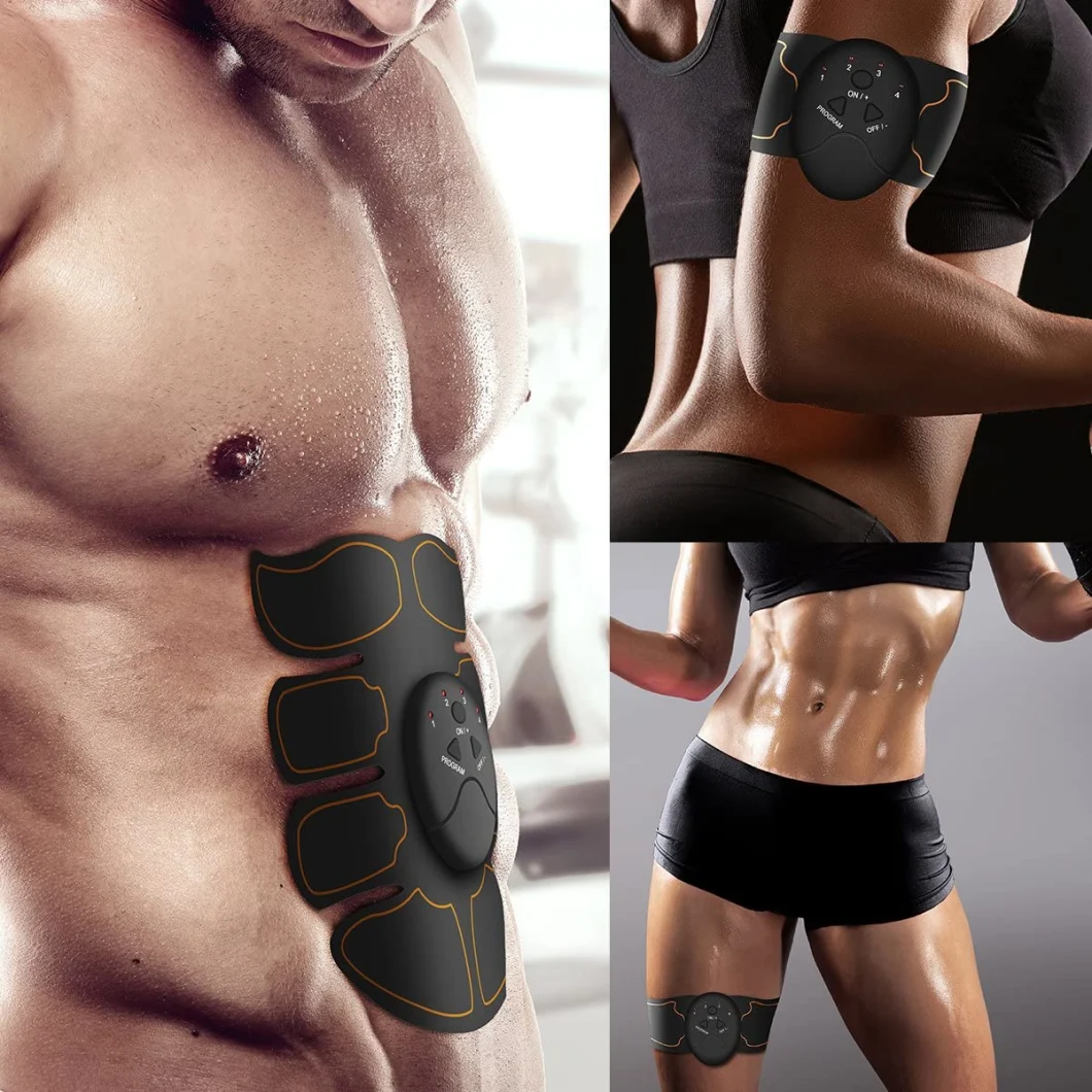 Abdominal Toning Belt EMS ABS Toner Body Muscle Trainer Wireless Portable Unisex Fitness Training Gear Muscle Stimulator