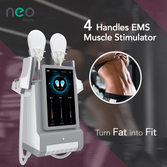 Allenatore muscolare elettromagnetico ad alta intensità, dispositivo di stimolazione muscolare EMS, attrezzatura per il modellamento del corpo