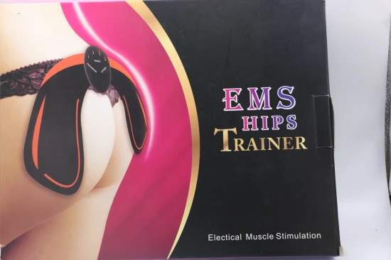 Massaggio fitness, logo personalizzato, stimolazione EMS, sollevamento, glutei, trainer per l'anca