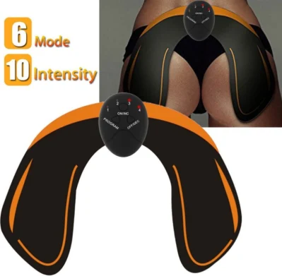 Vendita calda portatile EMS Home Fitness Machine 6 Modello Hip Trainer Pasta per la cura della bellezza del corpo delle donne