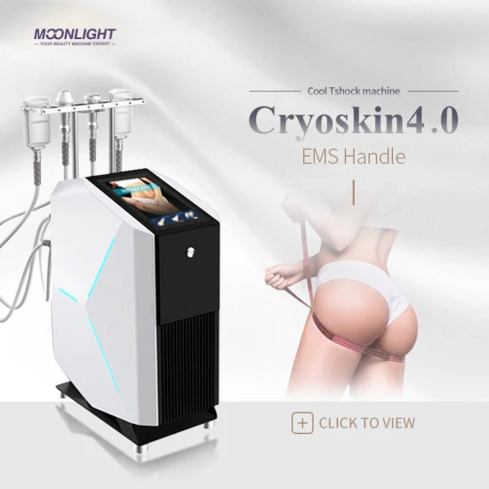 Il più recente dispositivo per fisioterapia calda e fredda Cryo Thermal EMS Cryoskin Tshock per la riduzione della cellulite